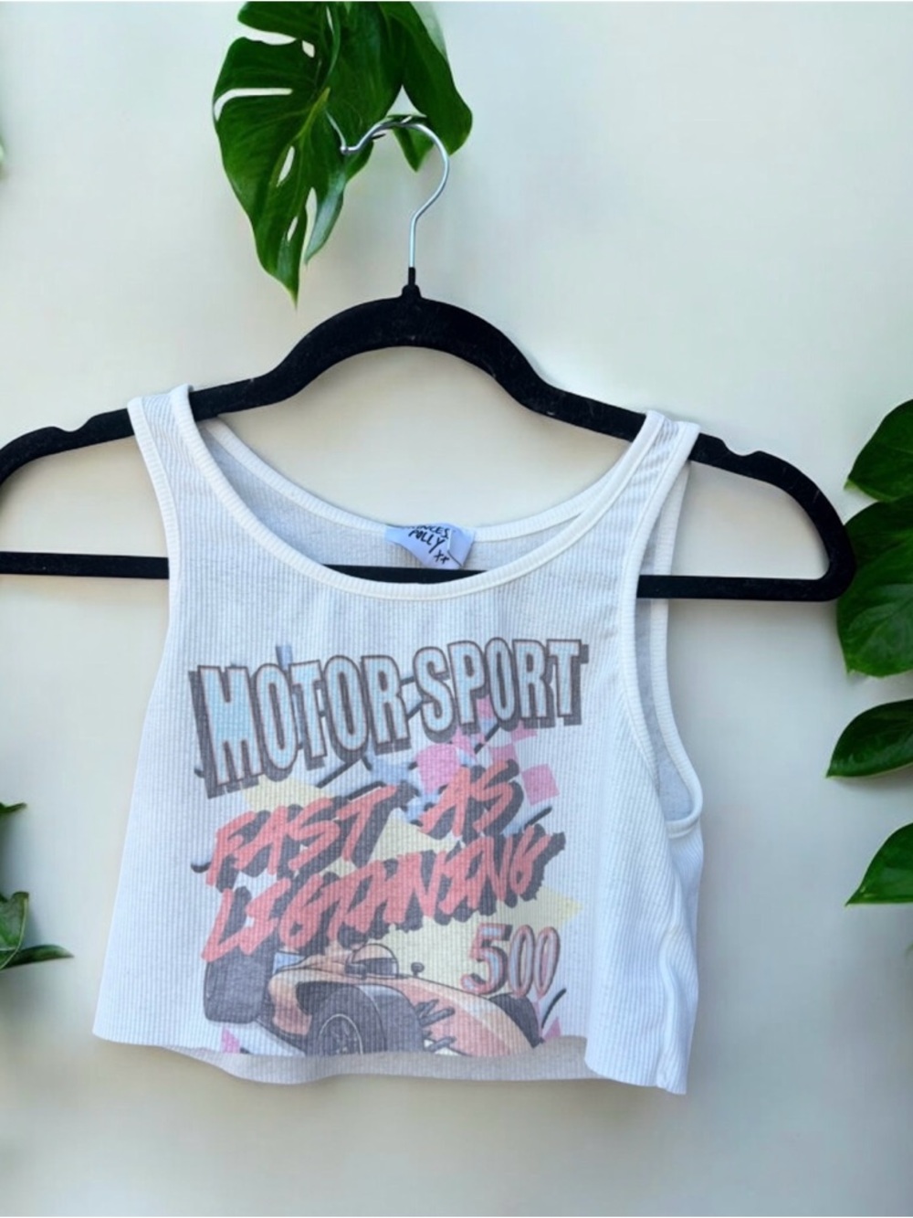 Princess Polly Motorsport Cropped Tank Size 0